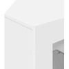 TV staliukas Kampinė LED televizoriaus spinta 100x40x68cm Balta