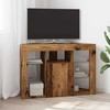 TV staliukas Kampinė LED televizoriaus spinta 100x40x68cm Senas medis