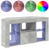 TV staliukas Kampinė LED televizoriaus spinta 100 x 40 x 50 cm Betono pilka