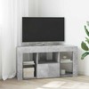 TV staliukas Kampinė LED televizoriaus spinta 100 x 40 x 50 cm Betono pilka