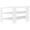 TV staliukas KampinėTVspintelė 102x40,5x45cm Aukšto blizgesio balta