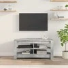 TV staliukas KampinėTVspintelė Betono pilka 102 x 40,5 x 45 cm