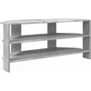 TV staliukas KampinėTVspintelė Betono pilka 102x40,5x45cm Apdirbta mediena