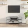 TV staliukas KampinėTVspintelė Betono pilka 102x40,5x45cm Apdirbta mediena