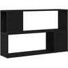 TV staliukas TV spintelių komplektas Juoda 100 x 24 x 63 cm Apdirbta mediena
