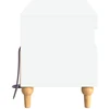 TV staliukas LED televizoriaus spintelė Itin blizgi balta Apdirbta mediena