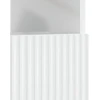 TV staliukas LED televizoriaus spintelė Itin blizgi balta Apdirbta mediena