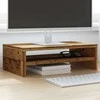 TV staliukas monitoriaus stovas Old Wood 42x24x13 cm Engineered Wood
