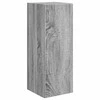 TV staliukas TV sieninio kabineto komplektas 4 pcs Pilkas Sonoma