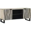 TV staliukas TV vienetai Balta 105 x 33 x 46 cm Apdirbta mediena