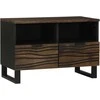 TV staliukas TV vienetai su stalčių graikinis riešutmedis 70 x 33 x 46 cm