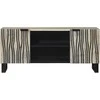 TV staliukas TV vienetai Balta 105 x 33 x 46 cm Apdirbta mediena