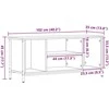 TV staliukas Televizoriaus spintelė Senovinis medis 102 x 35 x 45 cm