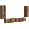 TV staliukas TV sieninio kabineto komplektas 4 pcs 29,5 x 31 x 100 cm