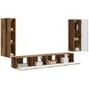 TV staliukas TV sieninio kabineto komplektas 4 pcs 29,5 x 31 x 100 cm