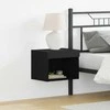 TV staliukas TV spintelių komplektas su LED Juodas ąžuolas 40 x 30 x 30 cm