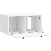 TV staliukas Sieninė TV spintelė 59,5 x 41 x 30 cm Balta Apdirbta mediena
