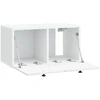 TV staliukas Sieninė TV spintelė 59,5 x 31 x 30 cm Balta Apdirbta mediena