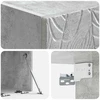 TV staliukas Sieninė TV spintelė 59,5 x 31 cm Betono pilka Apdirbta mediena