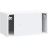 TV staliukas Sieninė TV spintelė 59,5 x 31 x 30 cm Balta Apdirbta mediena