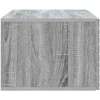 TV staliukas Sieninė TV spintelė 59,5 x 31 cm Pilka Sonoma Apdirbta mediena