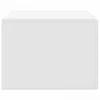 TV staliukas Sieninė TV spintelė 78,5 x 31 cm Itin blizgi balta