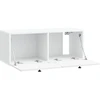TV staliukas Sieninė TV spintelė 78,5 x 31 x 30 cm Balta Apdirbta mediena