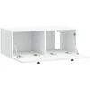 TV staliukas Sieninė TV spintelė 78,5 x 41 x 30 cm Balta Apdirbta mediena