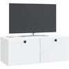 TV staliukas Sieninė TV spintelė 78,5 x 31 x 30 cm Balta Apdirbta mediena