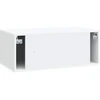 TV staliukas Sieninė TV spintelė 78,5 x 41 x 30 cm Balta Apdirbta mediena