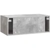 TV staliukas Sieninė TV spintelė 78,5 x 41 x 30 cm Betono pilka