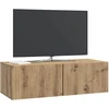 TV staliukas Sieninė TV spintelė 98 x 41 x 30 cm Artisano ąžuolo