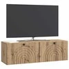 TV staliukas Sieninė TV spintelė Artisano ąžuolo 98 x 31 x 30 cm