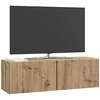 TV staliukas Sieninė TV spintelė Artisano ąžuolo 98 x 31 x 30 cm