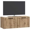 TV staliukas Sieninė TV spintelė Artisano ąžuolo 78,5 x 31 x 30 cm