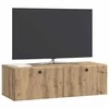 TV staliukas Sieninė TV spintelė 98 x 41 x 30 cm Artisano ąžuolo