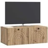 TV staliukas Sieninė TV spintelė Artisano ąžuolo 78,5 x 41 x 30 cm