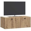 TV staliukas Sieninė TV spintelė Artisano ąžuolo 78,5 x 41 x 30 cm