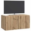 TV staliukas Sieninė TV spintelė Artisano ąžuolo 59,5 x 31 x 30 cm