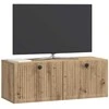 TV staliukas Sieninė TV spintelė Artisano ąžuolo 78,5 x 31 x 30 cm
