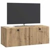 TV staliukas Sieninė TV spintelė 78,5 x 31 x 30 cm Artisano ąžuolo