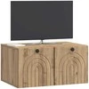 TV staliukas Sieninė TV spintelė Artisano ąžuolo 59,5 x 41 x 30 cm