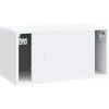 TV staliukas Sieninė TV spintelė 59,5 x 31 x 30 cm Balta Apdirbta mediena