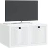 TV staliukas Sieninė TV spintelė Balta 59,5 x 41 x 30 cm Apdirbta mediena