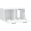 TV staliukas Sieninė TV spintelė Balta 59,5 x 31 x 30 cm Apdirbta mediena