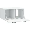 TV staliukas Sieninė TV spintelė Balta 59,5 x 41 x 30 cm Apdirbta mediena
