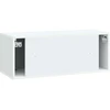 TV staliukas Sieninė TV spintelė Balta 78,5 x 31 x 30 cm Apdirbta mediena