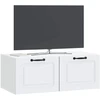 TV staliukas Sieninė TV spintelė Balta 78,5 x 41 x 30 cm Apdirbta mediena