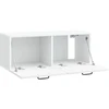 TV staliukas Sieninė TV spintelė Balta 78,5 x 31 x 30 cm Apdirbta mediena