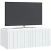TV staliukas Sieninė TV spintelė Balta 78,5 x 41 x 30 cm Apdirbta mediena